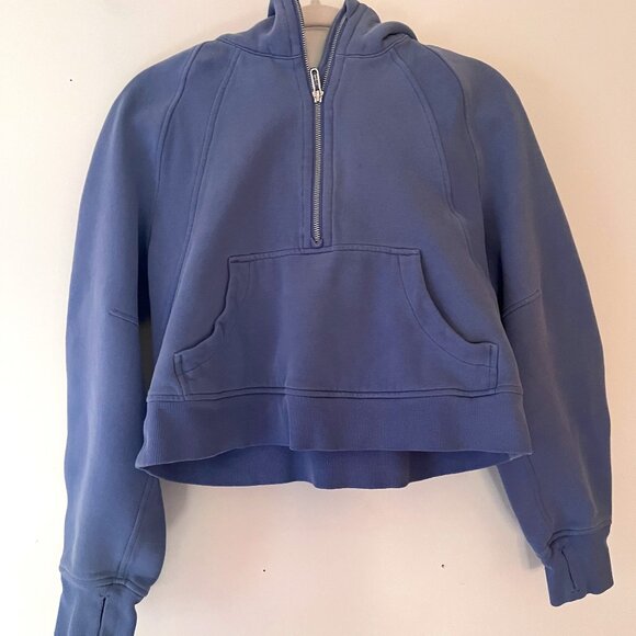 Rare color: water drop Lululemon Scuba Oversized Half-Zip Hoodie - Picture 1 of 10